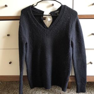 Halogen tie back sweater